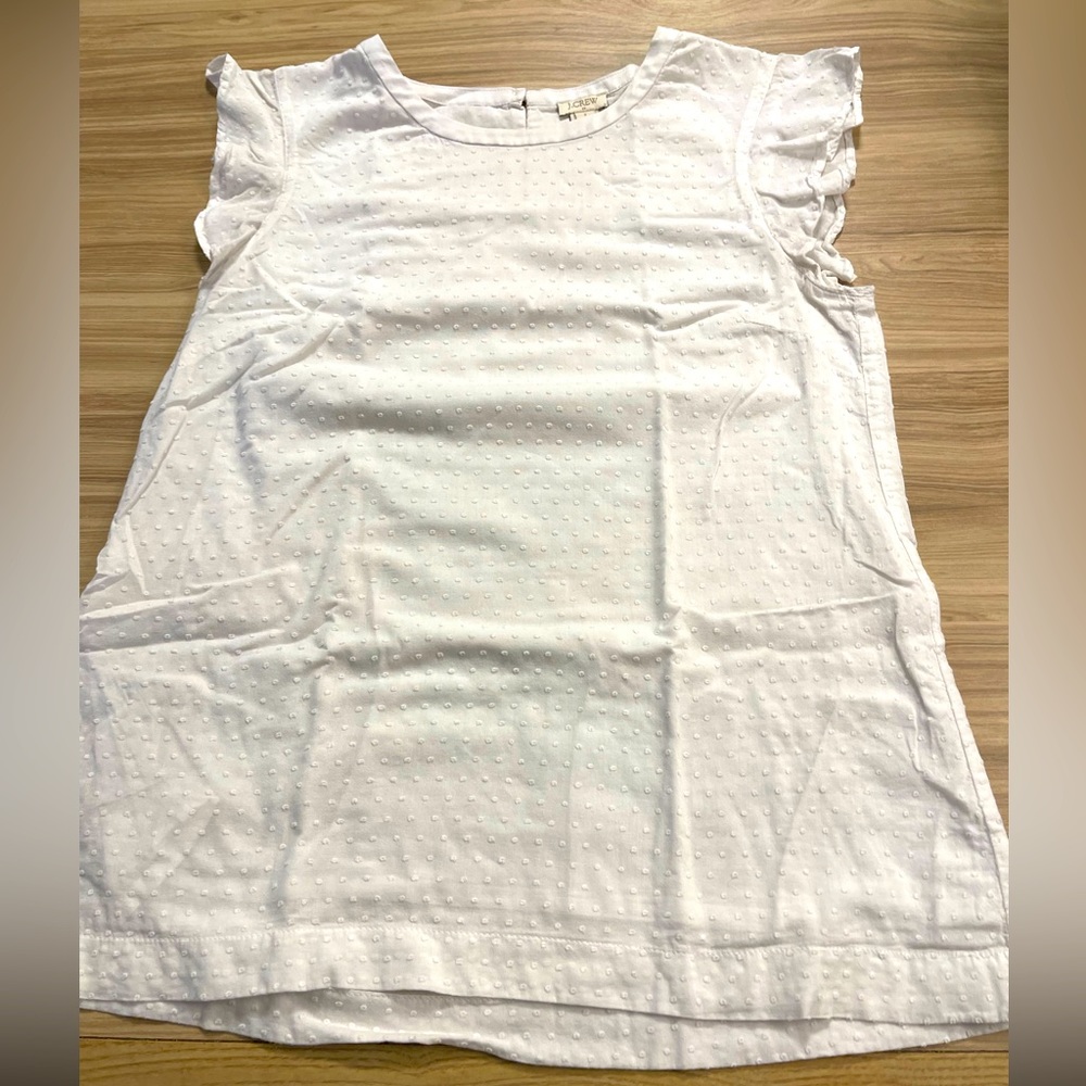 J Crew White Blouse